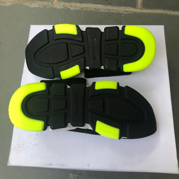 New Men’s Balenciaga Black Speed Sock Sneakers - Picture 8 of 9